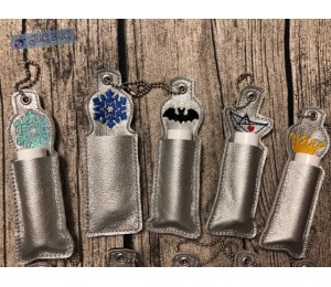 Stickdatei- ITH Lippenbalsam oder USB Stick Tasche STERN